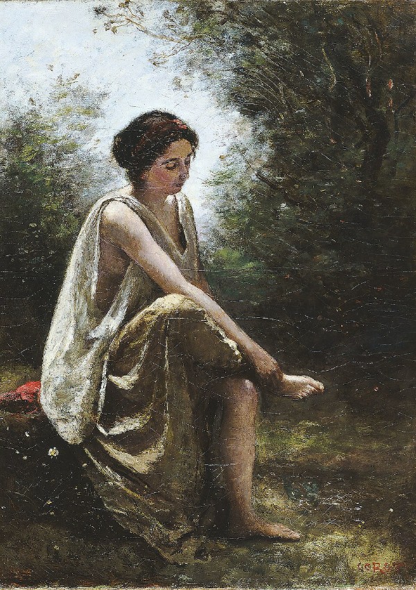 Camille Corot: Wounded Eurydice, 1868–1870 (Chicago: Art Institute)