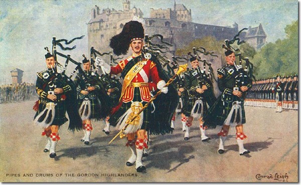 Conrad Leigh: The Pipes and Drums of the Gordon Highlanders, ca 1950