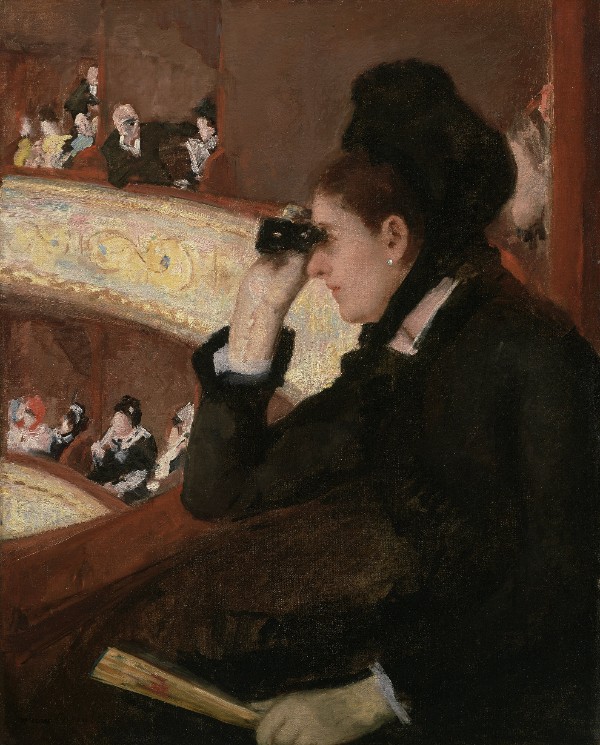 Cassatt: In the Loge / At the Opera, 1878 (Boston: Museum of Fine Arts)