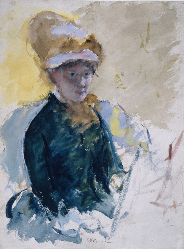 Mary Cassatt: Self-portrait, ca 1880 (Washington, DC: National Portrait Gallery)