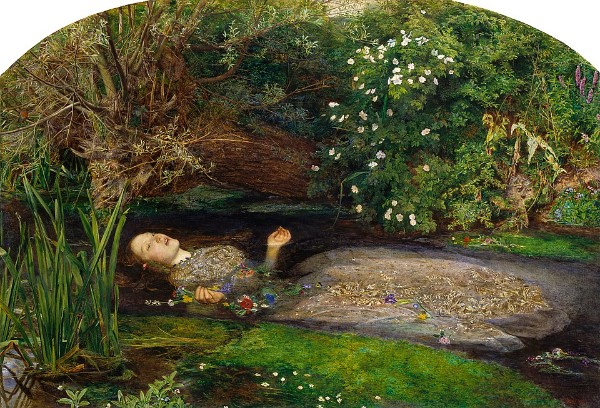 John Everett Millais: Ophelia, 1851–1852 (Tate Britain)