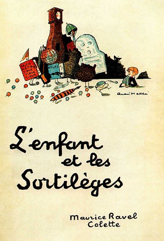 André Hellé - title page of L’enfant et les sortilèges