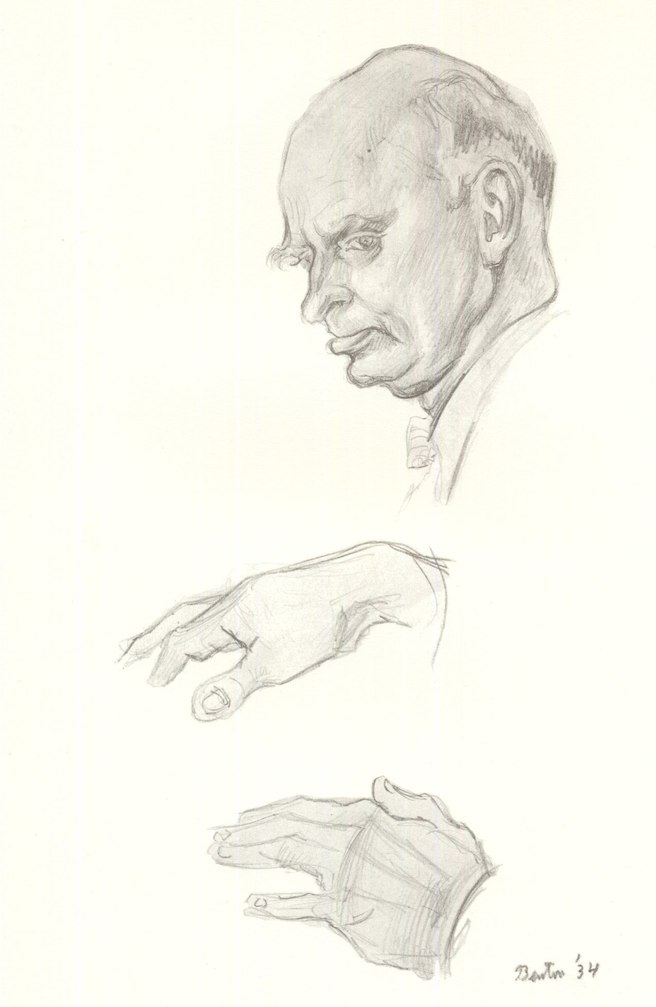 Thomas Hart Benton: Carl Ruggles, 1934 (Benton Testamentary Trust/UMB Bank)