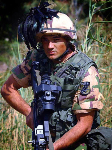 A Bersagliere of the NATO Response Force, 2008