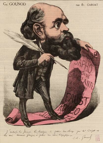 Étienne Carjat: Charles Gounod