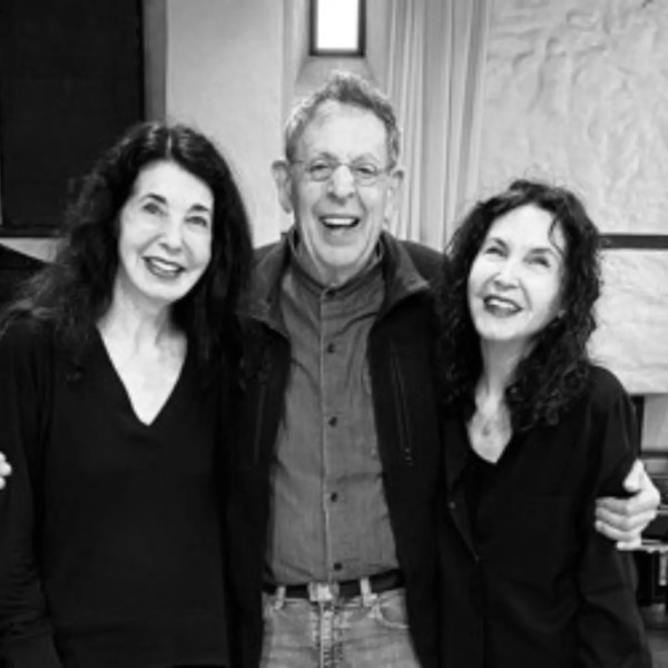 The Labèque sisters with Philip Glass