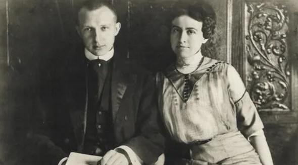 Olga Samaroff and Leopold Stokowski