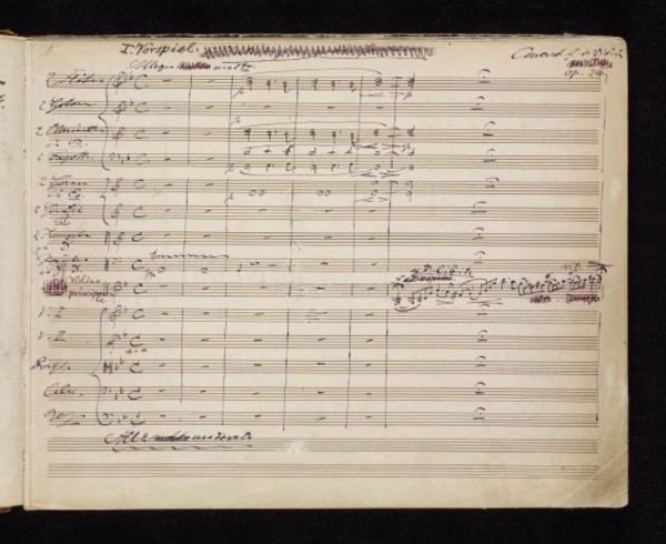 Bruch's manuscript