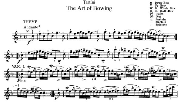 Giuseppe Tartini's The Art of Bowing