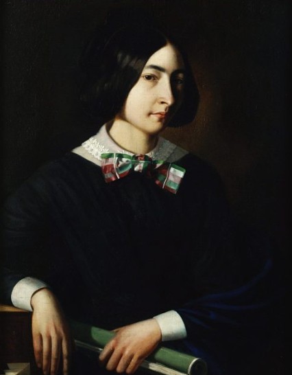 Portrait of George Sand, 1847