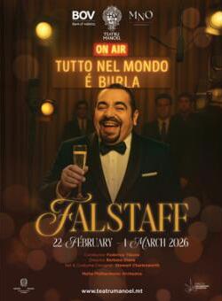Falstaff poster, 2026 (Malta National Opera)