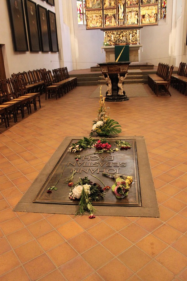 Grave of J.S. Bach, Leipzig
