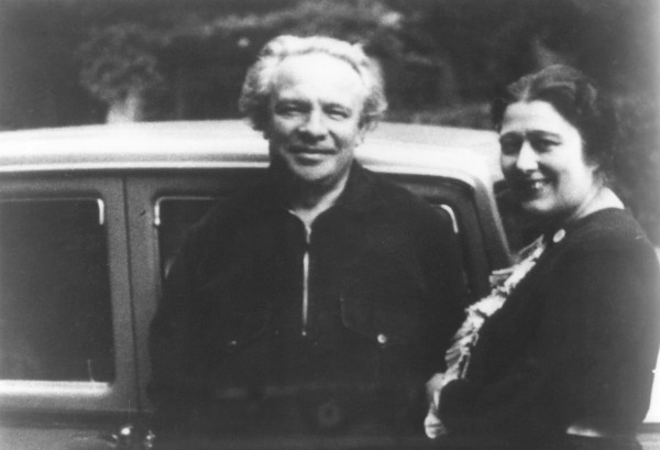 Ottorino Respighi and his wife Elsa