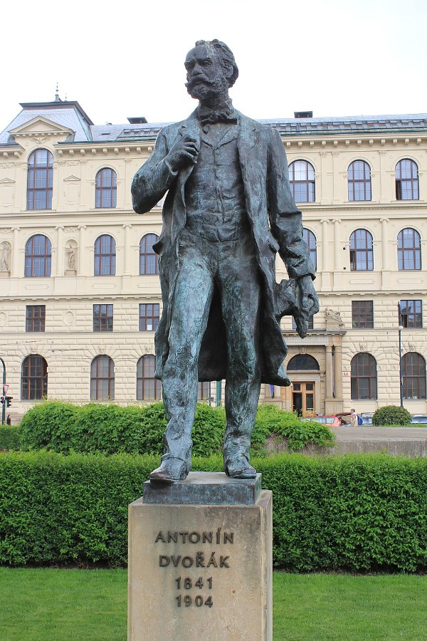 Statue of Antonín Dvořák in Prague