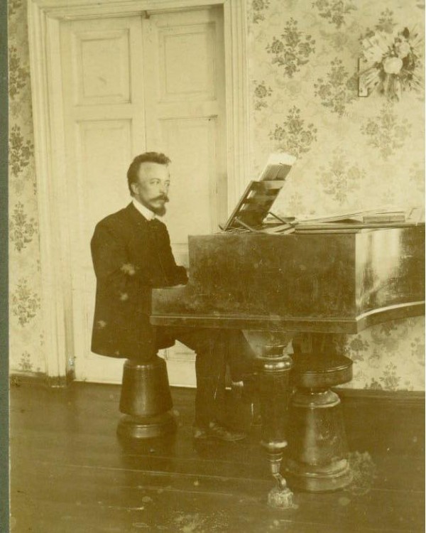 Scriabin at the piano