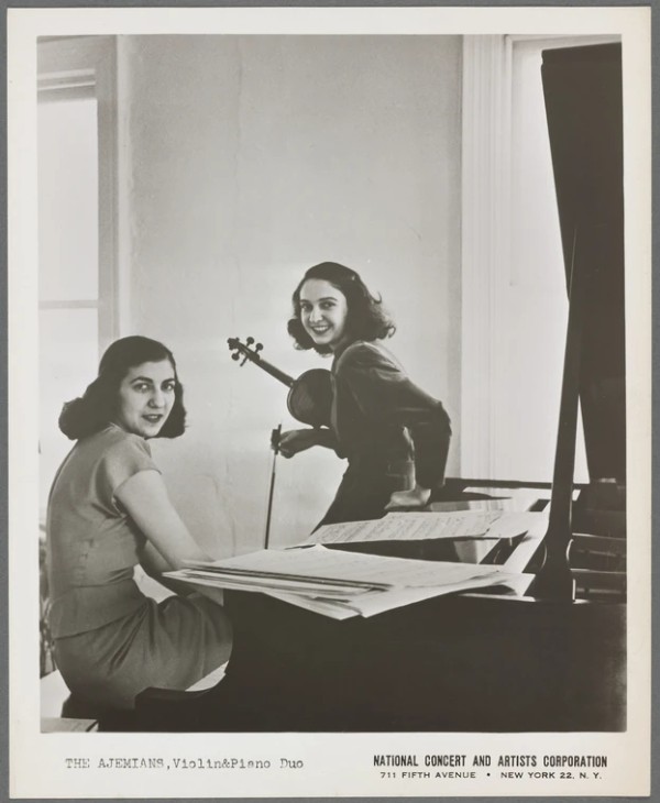 The Ajemian sisters, ca 1948