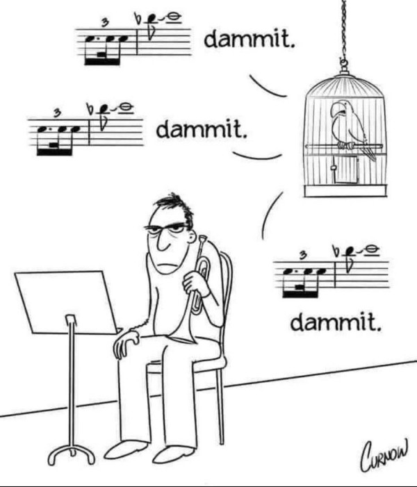 Zarathustra music joke with a parrot