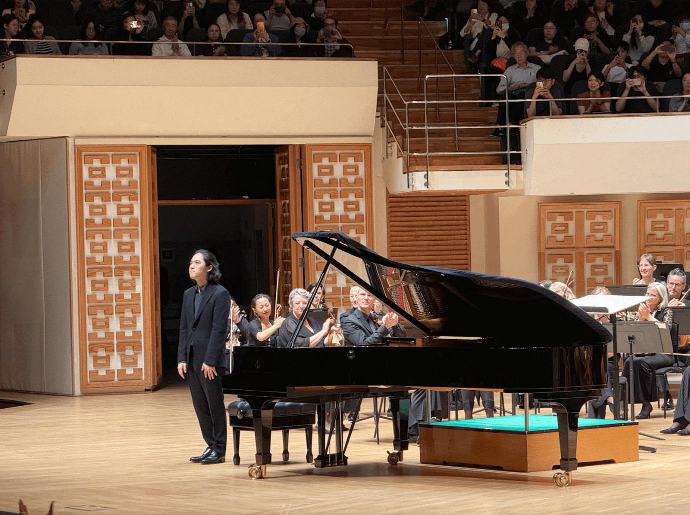 Pianist Yunchan Lim with the Academy of St Martin in the Fields orchestra at the Hong Kong Cultural Centre Concert Hall.