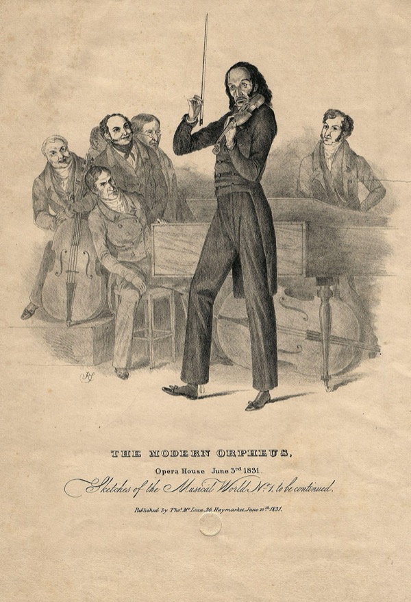 Niccolò Paganini by Richard James Lane