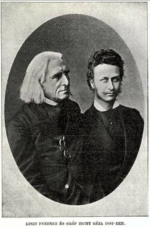Géza Zichy and Franz Liszt