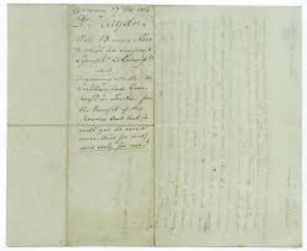 A letter from Rebecca Schroeter to Joseph Haydn (London Notebooks)