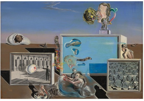 Dalí: <em>Plaisirs illuminés</em> (Illumined Pleasures), 1929 (New York: Museum of Modern Art)