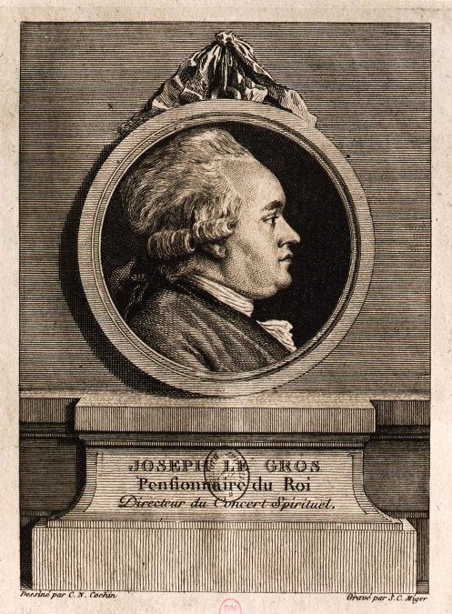 Charles-Nicolas Cochin: <em>Joseph Le Gros</em>, 1777 (Gallica: btv1b8421839j)