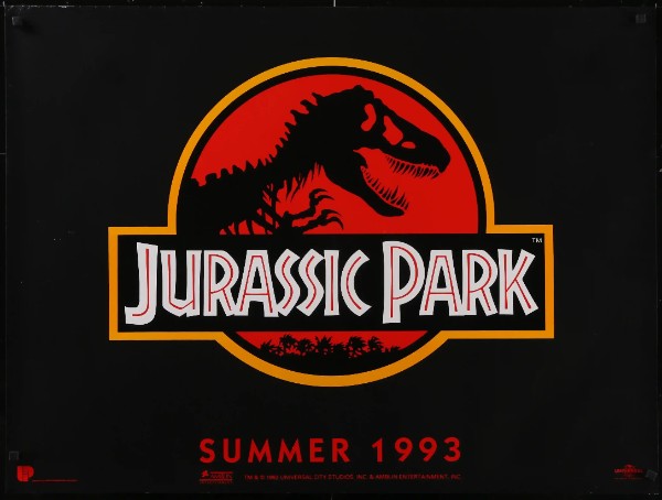 Jurassic Park vintage movie poster