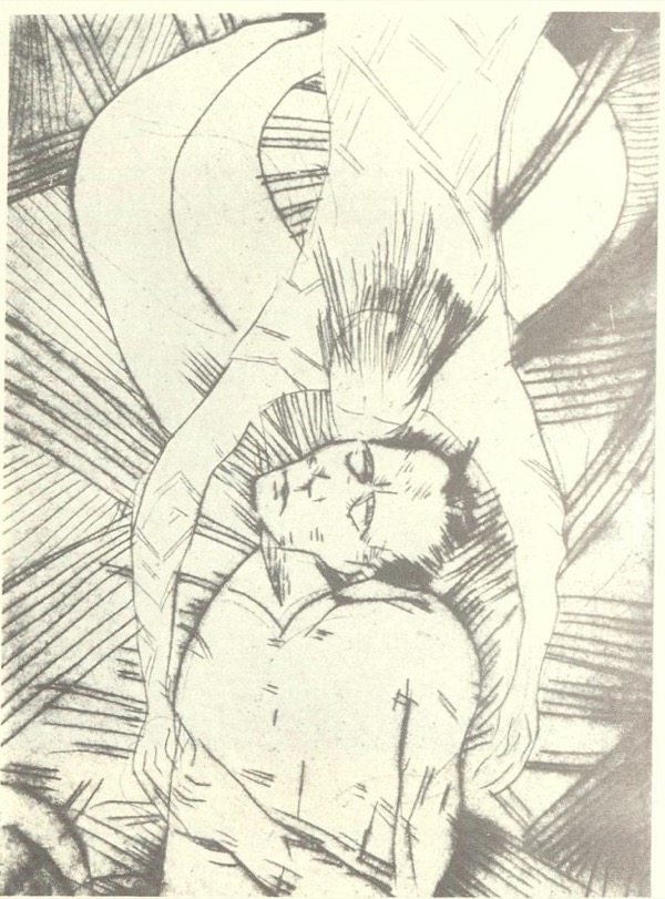 Karl Jakob Hirsch, illustration for Mahler's 'Ich bin der Welt abhanden gekommen', 1915