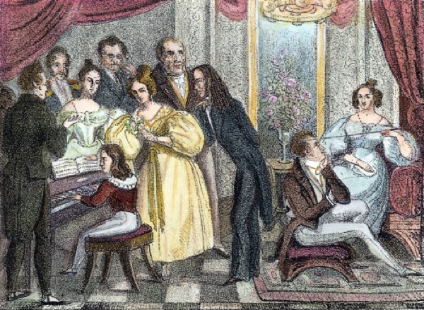 A 1830s Parisian salon