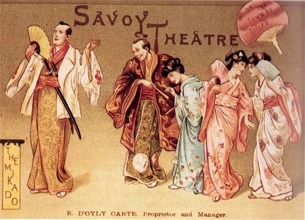 The Mikado at the Savoy Theatre, 1885