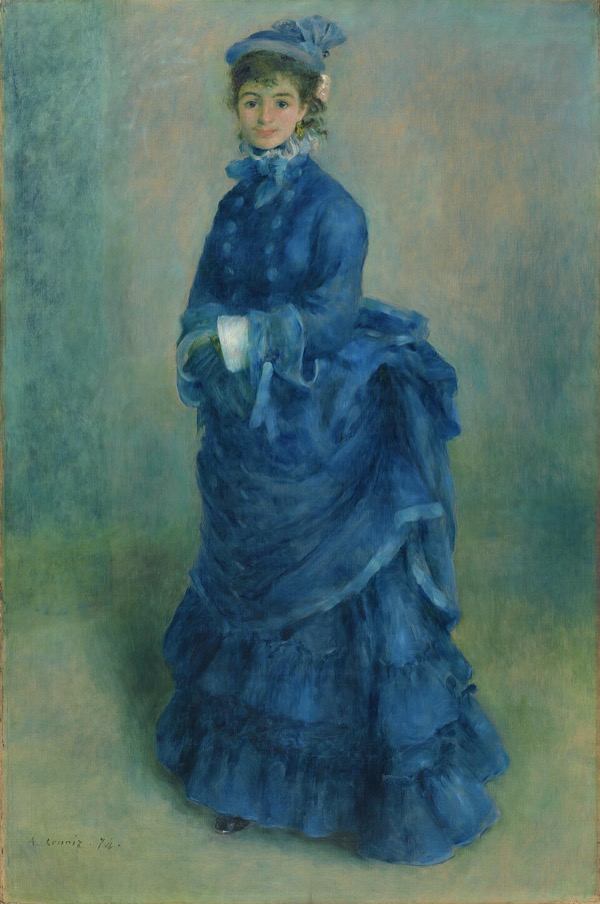 Renoir: La Parisienne, 1874 (Cardiff, Wales: National Museum / Amgueddfa Cymru)