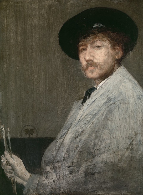 James McNeill Whistler: Arrangement in Gray: Portrait of the Painter, 1872 (Detroit Institute of Arts)