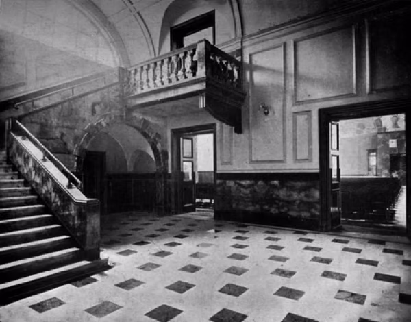The vestibule of Wigmore Hall