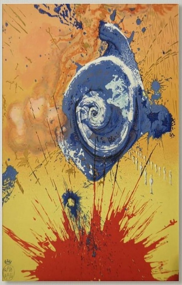 Dalí: Dawn from Pages Choisies de Don Quichotte de la Mancha, 1957