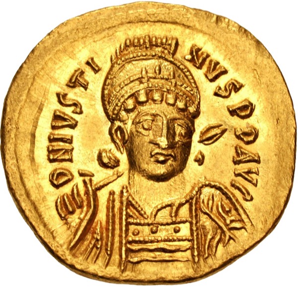 Justin I, 518–527. Constantinople mint, circa 522–527