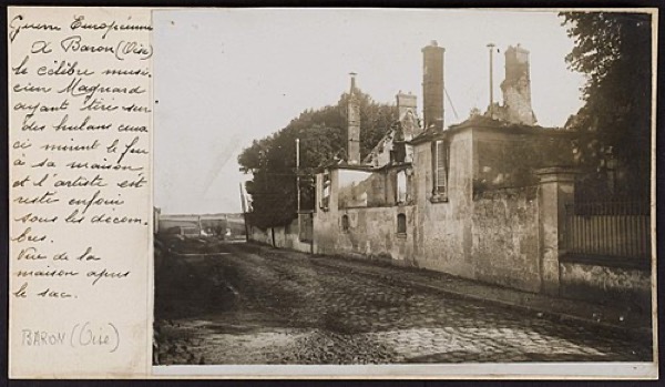 Ruins of Magnard's house at Baron