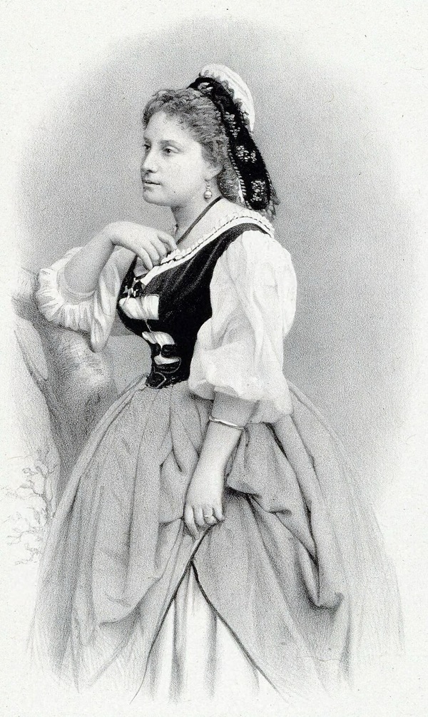 Caroline Carvalho as Mireille (Gallica / BnF)