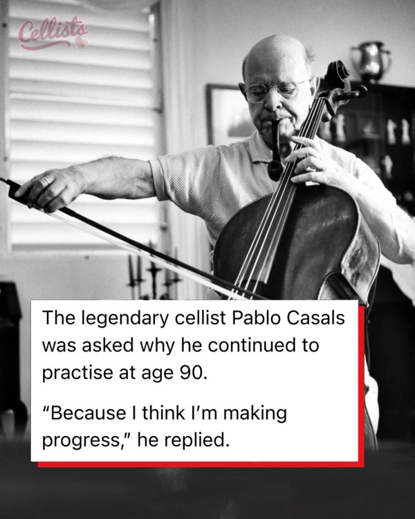 Casals cello upbow