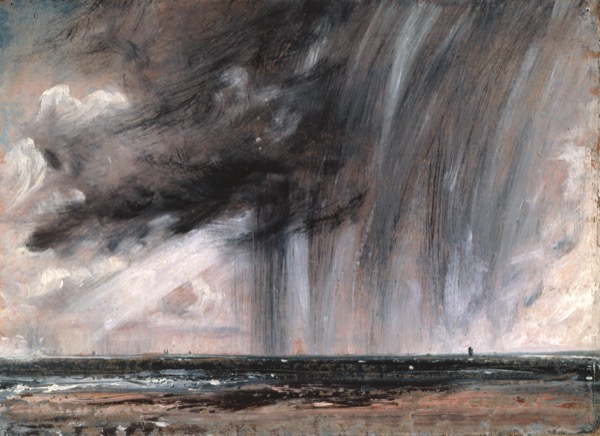 John Constable: Seascape Study with Rain Cloud