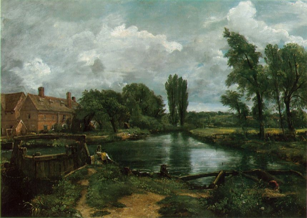 John Constable: Flatford Mill from the Lock