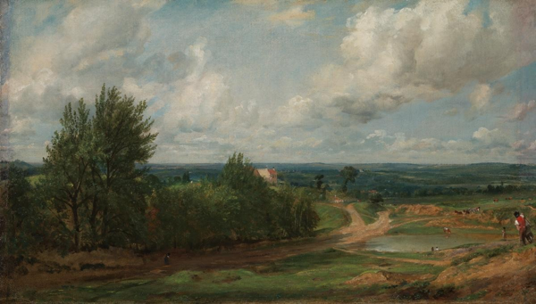 John Constable: Hampstead Heath, with the House Called The Salt Box