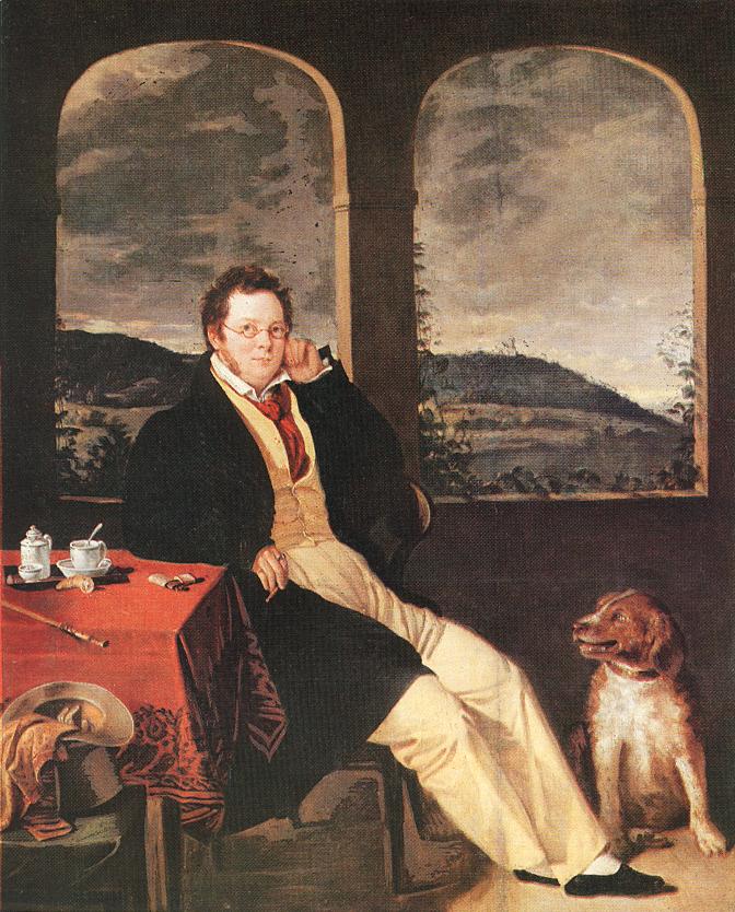 Gábor Melegh: Franz Schubert, 1827 (Budapest: Hungarian National Gallery)