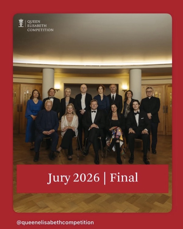 The jury of the 2026 Queen Elisabeth Cello Competition