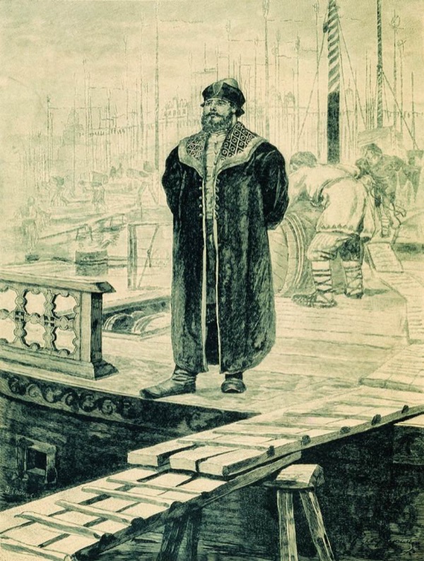 Illustration of Sadko the minstrel