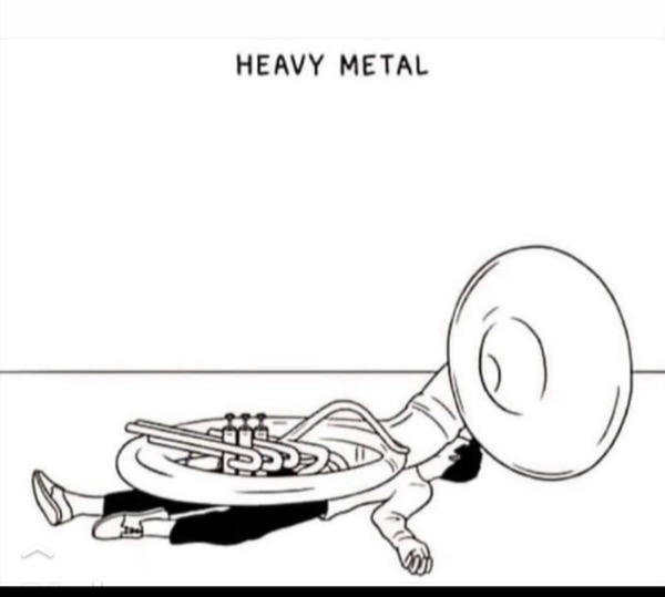Heavy metal music joke