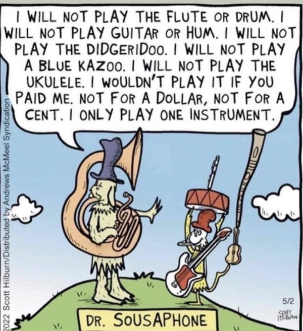 Sousaphone joke