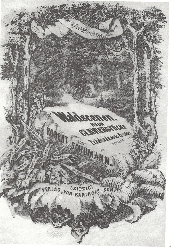 Waldszenen, Op. 82 — title page (Leipzig: Bartholf Senff)