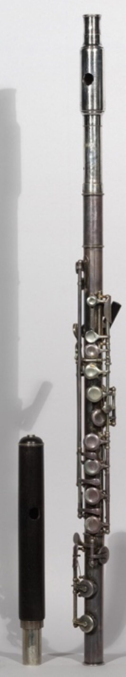 Flute in C, made personally by Theobald Boehm, Munich 1850. Library of Congress Dayton C. Miller Collection. Probably the first Boehm flute brought to America, it was played by Martin Heindl in the Boston Symphony Orchestra