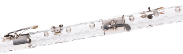 Leaded glass flute formerly owned by Napoleon Bonaparte, Claude Laurent, Paris, France, 1813. Loan Courtesy of Mark Leone